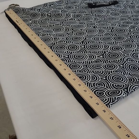 Kim Rogers sz 18 sleeveless geometric design black and white design dress - Picture 6 of 11
